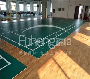 北京维通利电气有限公司羽毛球场木地板工程